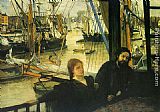 James Abbott McNeill Whistler Wapping on Thames painting